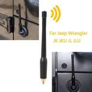 Car FM Radio Modified Antenna Aerial Bottom Base Cover for Jeep Wrangler JK JL 4XE Gladiator JT 2007