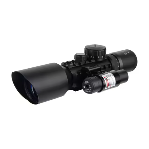M9 3-10x42 Scope Red Green Illuminated Scope for Hunting Outdoor Long Range Scope