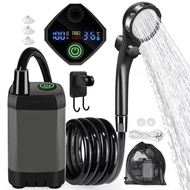 Portable Camping Shower6000mAh Battery Ideal for Outdoor Travel Gardening & Car Washing