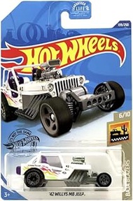 Hot Wheels '41 Willys MB Jeep, Baja Blazers 6/10 (White)