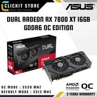 ASUS DUAL Radeon RX 7800 XT OC Edition 16GB GDDR6 Kad Grafik GPU Graphics Card | DUAL-RX7800XT-O16G