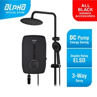 ALPHA EZY i Rain Shower Instant Water Heater DC Pump