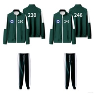 XL Sta5 Squid Game Season 2 number 001 007 388 246 230 sweatpants zipper Sweatshirt coat jacket Unis