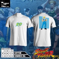 GAME T-SHIRT - STREET FIGHTER GUILE - WHITE TSHIRT