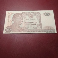 uang kuno 10 rupiah 1968 jendral Sudirman TP 02