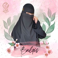 HZS KOLEKSI NIQAB ZAHRA Niqab ekslusif by YA RUHIE 100 % Material Aritachi High Grade Fashion Women 