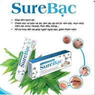 Kem bôi da Sure Bạc (Tuýp 25g) Hỗ trợ làm sạch da sát khuẩn ngăn ngừa lở loét mụn nước herpes zona t