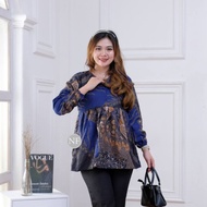 Women's Batik Blouse Women's Batik Tops Modern Women's Batik Shirts Work Batik Tops Modern Women's B