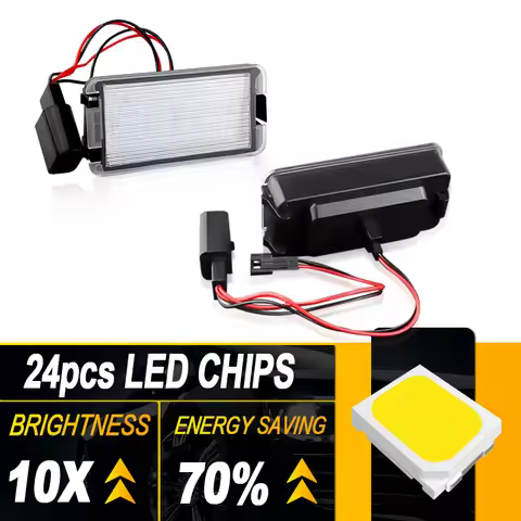 LED Number License Plate Lights FOR Seat Arosa Cordoba MK1 6K Facelift MK2 Ibiza 6L Leon 1M Toledo I