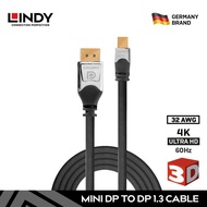 LINDY 2M Kabel Mini DisplayPort to Display Port Cable