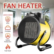 2000W/3000W High Power Portable Ceramic Space Electric Heaters Bathroom Air Heater Ceramic Fan Warme