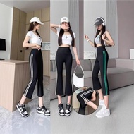 High Waist Flared Pants Cropped Pants Summer Thin Flared Pants Micro Flared Pants Cool Flared Pants 