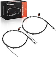 Frankberg 2 x Handbrake Cables Rear Axle Left Right Compatible with Megan.e III Coupe DZ0/1 Megan.e 