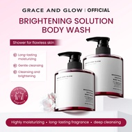 Grace and Glow 2PCS Bundle Brightening Solution Body Wash Scented Shower Gel - Sabun Mandian untuk M