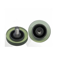 PU626 33-7C1L12M6 polyurethane  guide wheel elevator floor door lock  thread coated soft rubber sile