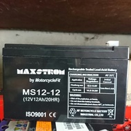 Aki Battery Baterai UPS CCTV Mobil Mainan Maxstrom MF 12V 12AH