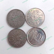 Uang Koin Singapura 10 Cent Tahun Acak - Singapore