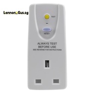 Uk Plug 13A Gfci Leakage Protection Plug Rcd Socket Home Circuit Breaker Cutout  Switch- Uk Plug