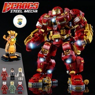 Đồ Chơi Lắp Ráp Xếp Hình Mô Hình Marvel Robot Iron Man HulkBuster Găng Tay Vô Cực INFINITY WAR Model