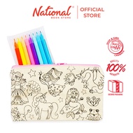 Coloring Set Pouch Fairytale - Arts & Crafts Supplies Kids Activity Set