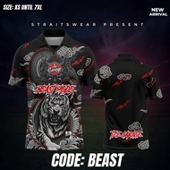 Jersey Dragon Custom Ferocious FERC Retro Jersey Beast Retro Collar Jersey