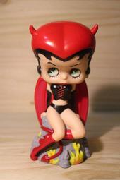 (I LOVE樂多)美國進口 FUNKO BETTY HOT ROD 貝蒂 搖頭公仔 紅惡魔造型 商品稀少值得珍藏