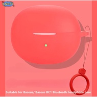 for Baseus Bass BC1 Open-Ear Case Earphones Premium Silicone Cover Shockproof Accessible Charging Po