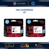 HP 47 HP47 Black / Color Original Ink Cartridge 6ZD21AA 6ZD61AA HP47 Ink Cart