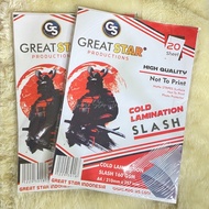 COLD LAMINATION SLASH A4/ 20 SHEETS