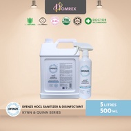DFENZE HOCL Multipurpose Santitizer & Disinfectant 5L + 500ml Combo