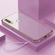 Case Plating Oppo A31 A8 Soft Case Lanyard Terbaru Premium Casing