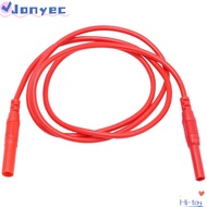 JONY1EC 1/2pcs Male-to-Female Banana Plug, 4mm CATII 1000V /32A Max Meter Test Lead Extension, Silic