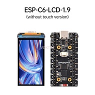 Esp32-C6หน้าจอ Lcd 1.9นิ้ว Wifi Bt บอร์ดพัฒนา170 × 320ความละเอียด160Mhz Risc-V Processor Type C