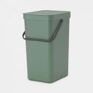 brabantia - 比利時製造 16L Sort &amp; Go分類回收桶 (樅樹綠) H40.1 x L27.9 x W22cm 129827 廚房 | 廁所 | 辦公室 垃圾桶