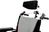 Karman Foldable Universal Headrest for Wheelchair, Arctic Silver, 14-16"