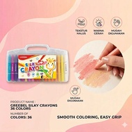 SILKY CRAYON GREEBEL 36C GREEBEL FINE SILKY CRAYON/ 36 COLOR SILKY CRAYON/ (PCS)