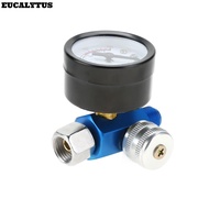 EUCALYTUSS Air Pressure Regulator​, ​Adjustable​ ​0-150 PSI​ Spray Paint Tool Regulator​, ​1/4 Inch​