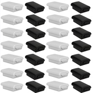 50pcs/lot Black White Battery Case for Xbox 360 Wireless Controller Rechargeable Battery Cover Door For Xbox 360 Controller