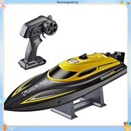 HXJRC HJ812 2.4G 4CH RC Boat High Speed LED Light Speedboat Waterproof 25km/h Electric Racing Vehicl