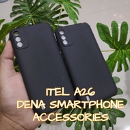 Soft Case Itel A26 Macaron Black Matte