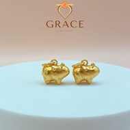 Grace Jewellery Gold 916/22k Capybara Pendant / Emas 916/22k Loket Capybara