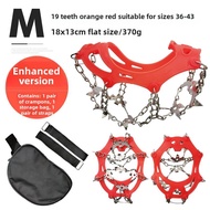 Non Slip Shoe Cover 10 Tooth Crampons Spike Outdoor 10 Tooth Spike Snow Ice Surface Ski Road Elderly