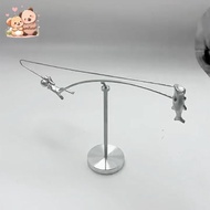 Kinetic Fishing Sculpture The Fisherman Balancing Sculpture Balance
