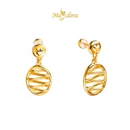 MASDORA 999 Gold Earring Earrings Emas - Golden Kinked Love (EMAS 999/24K)
