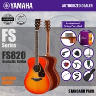 Yamaha FS820 AB FS Series Concert Size Solid Top Acoustic Guitar 40" - Autumn Burst