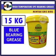 High Temperature Extra Pressure Heavy IOT HT EP2 Wheel Bearing BLUE Grease 15kg -  Minyak Gris Biru 