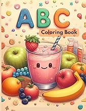 ABC Coloring Book: Alphabet Food : Trace, Write, and Color
