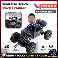 KidSpace 1:12 RC Car Rock Crawler 4WD Alloy High Speed Off-Road Remote Control Car Monster Truck Ker