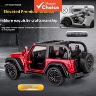 RC Jeep Wrangler Alloy Car – Simulation Off-Road Vehicle Toy, Fun Collectible Gift for Kids Birthday