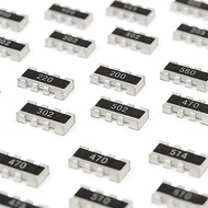 Chip 100pcs 0603 8P4R 2*4P SMD Network Resistor array 0R~1M 1 10 22 47 100 220 330 470ohm 1K 2.2K 4.